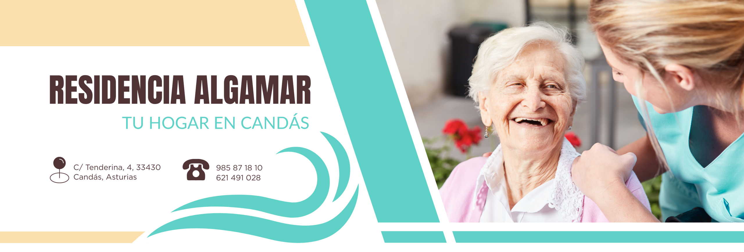 Residencia Geriátrica Algamar, Candás. Página de Inicio
