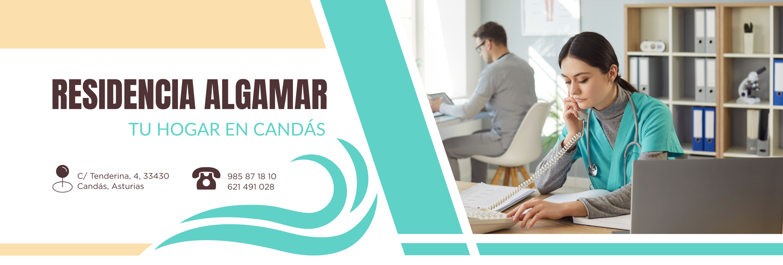 Residencia Algamar en Candás. Contacto